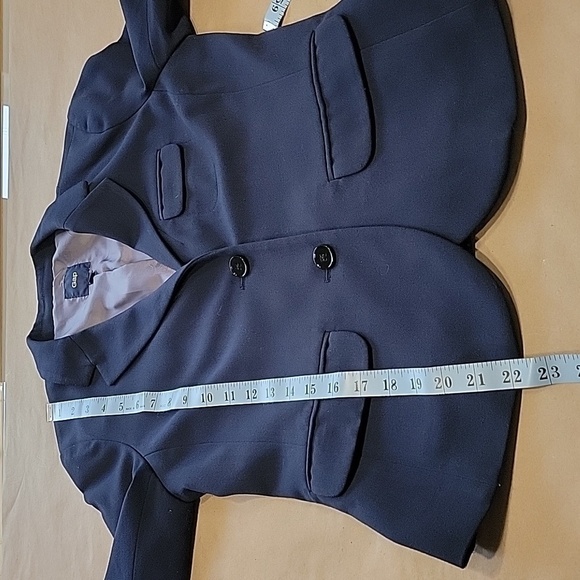 Gap Size 0 Navy Blue Fitted Blazer, Double Button, Excellent Used Condition - Picture 7 of 13